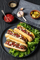 Midwestern Loose Meat Sandwiches on a grey plate