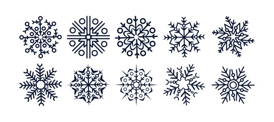 Snowflakes Symbol Set