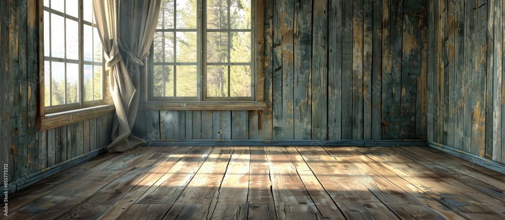 Poster country style room backgroud interior. with copy space image. place for adding text or design