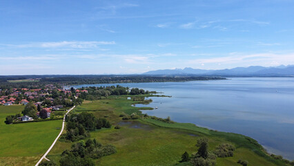 Obraz premium Seebruck am Chiemsee