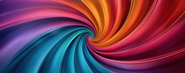 Vibrant abstract swirl pattern with rich colors blending together, creating a dynamic and mesmerizing visual experience. Ideal for backgrounds.