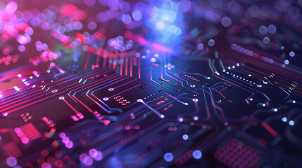 Obraz premium abstract technology background