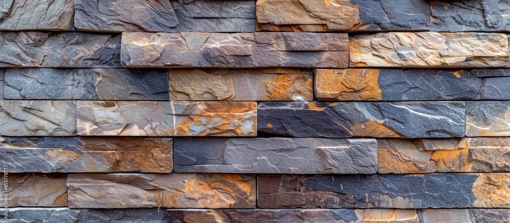 Poster wall brick wallpaper and texture. with copy space image. Place for adding text or design