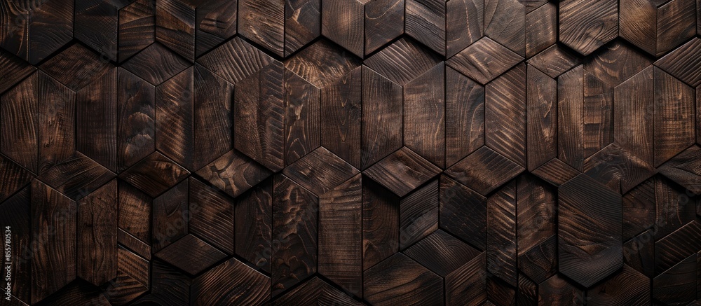 Poster Brown wood texture background for interior. with copy space image. Place for adding text or design