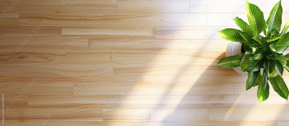 Fototapete hardwood maple viewed from above. with copy space image. place for adding text or design