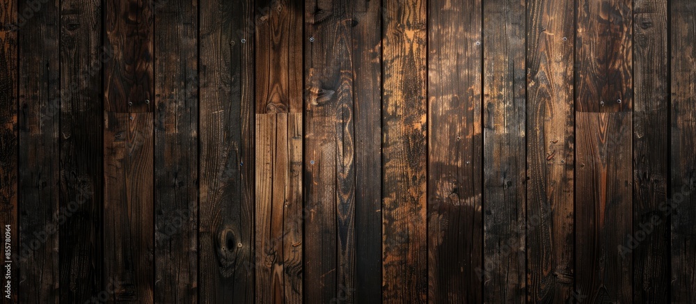 Poster wood brown background, wood texture background. with copy space image. place for adding text or desi