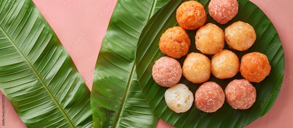 Poster frozen meatballs with various variants including tofu meatballs, egg balls and meatball crackers. on