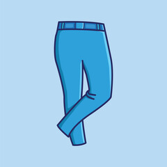 Vector illustration Trousers Pants. Vector design Trousers. Trousers Pants Fashion Vector Cartoon design illustration and icon for website, digital and print