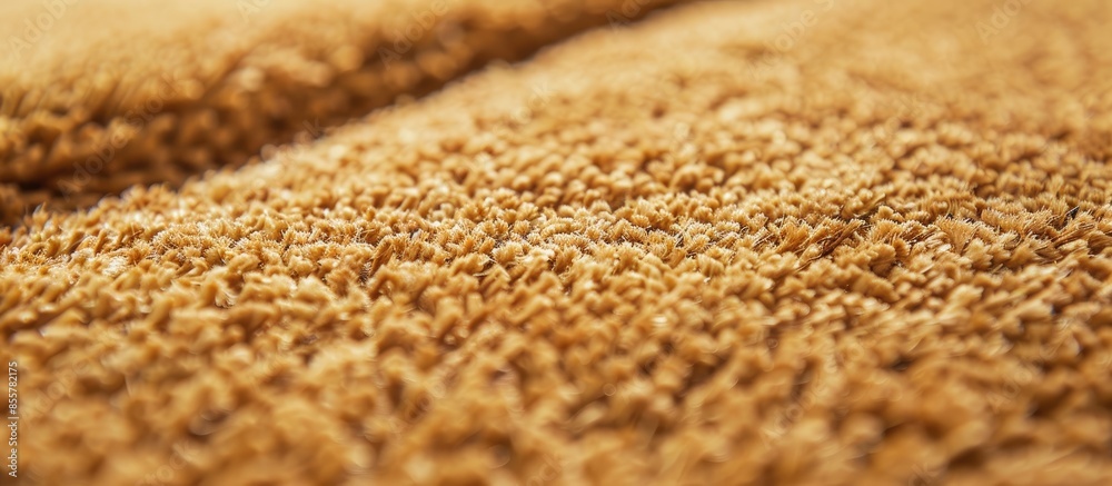 Aufkleber Closeup of brown carpet texture. with copy space image. Place for adding text or design