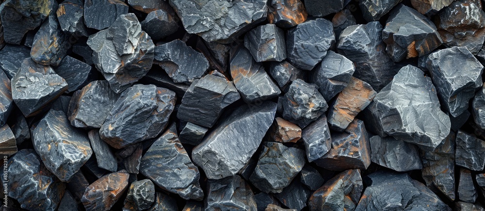 Aufkleber Background of rubble stones. with copy space image. Place for adding text or design
