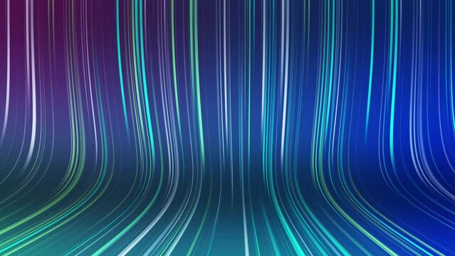 Technology abstract background vivid lines for network, big data, data center, server. High quality 4k footage