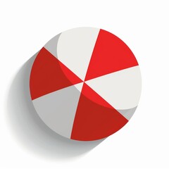 The modern icon represents a red and white beach ball for playing on water, an inflatable ball for playing sport games, and a beach ball for children.
