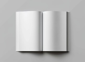 An empty mockup of a newspaper, modern illustration. Paper newspaper with text template.