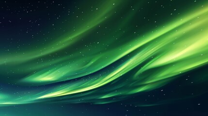 Fototapeta premium An assortment of transparent effects of the northern lights, aurora borealis.