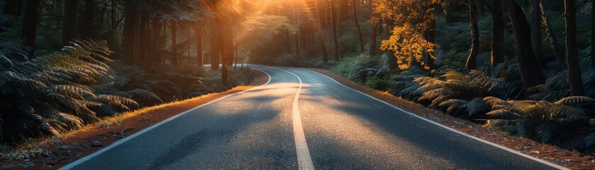 Fototapeta premium A roadmap to success illuminated by the light of inspiration and commitment detailing the journey of resilience persistence and the pursuit of visionary dreams Created Using roadma