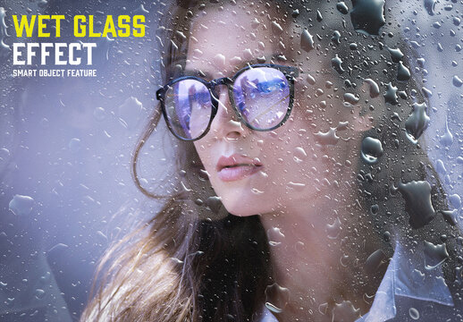 Wet Glass Effect with Generative AI