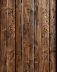Obraz premium Rustic brown wood plank background texture.