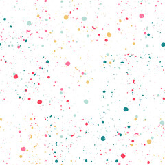 Bubbly colorful hand drawn seamless pattern.