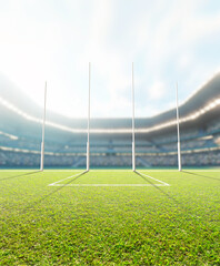 Aussie Rules Football Stadium Day © alswart