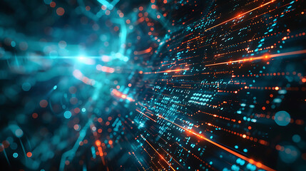 Fototapeta premium technology banner