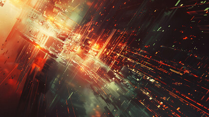 Fototapeta premium technology banner