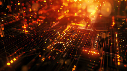 Fototapeta premium technology banner