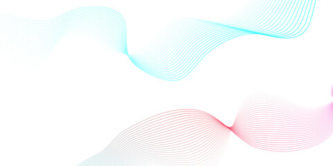 Vector minimal technology diagonal dynamic frequency flow futuristic smooth digital line creative wave blend pattern background. abstract swoosh speed wave lines modern stream background.