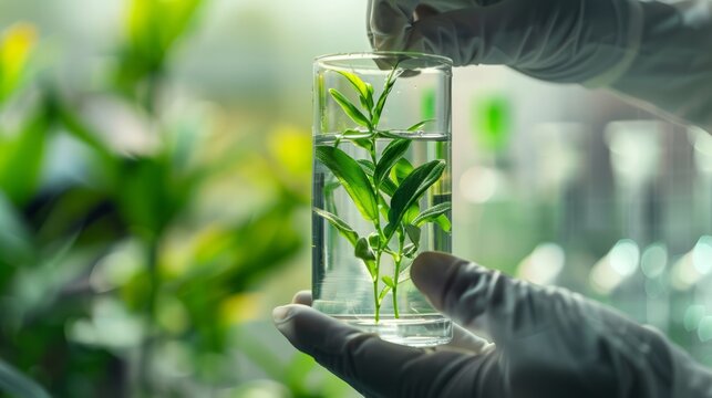Scientists testing sugarcane samples in a high-tech ethanol lab, promoting sustainable energy and innovative biofuel solutions