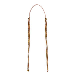 Gold Chain Bag Strap Isolated