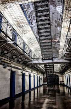 Cells & Interior Safety Net Of HM Prison Gloucester ( Disused )