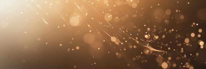 Abstract Background with Warm Tones and Blurred Lights