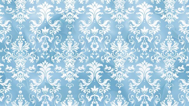 Light blue pattern wallpaper
