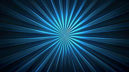 Abstract vector background with radiating blue stripes.