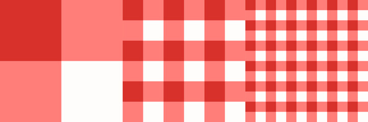 3 seamless checkered patterns backgrounds