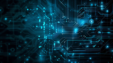 Obraz premium technology background