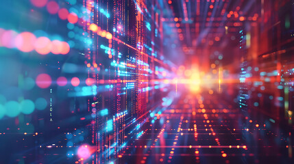 Obraz premium technology background