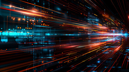 Obraz premium technology background