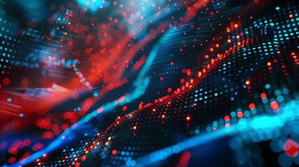 Obraz premium technology and business background