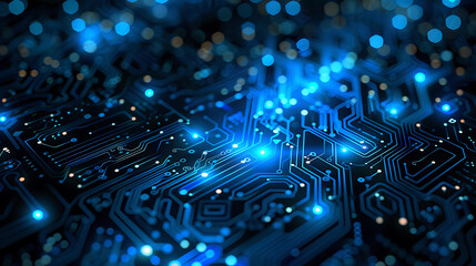 Obraz premium technology and business background
