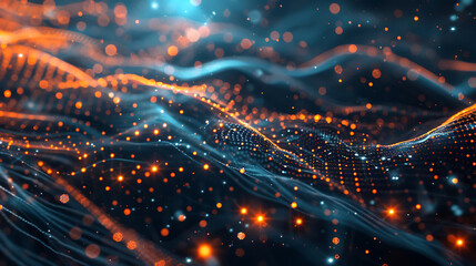 Fototapeta premium technology and business background