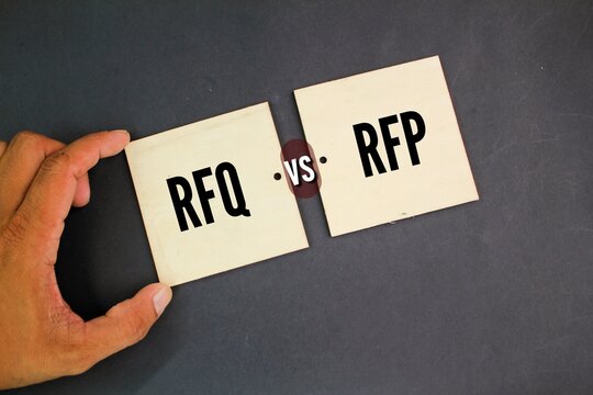 stick with letters rfq vs rfp. request for proposal and request for quote. The main difference between RFP and RFQ is that an RFQ is sent when a business already knows what they want to purchase