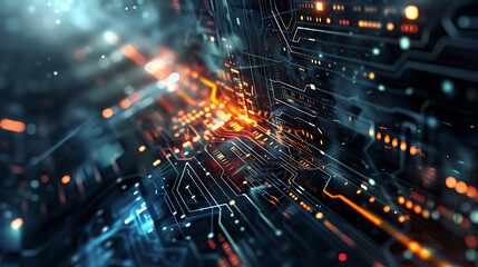 Fototapeta premium abstract technology background