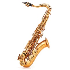 saxophone in white background