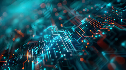 abstract technology banner