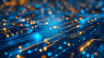 Obraz premium abstract technology banner