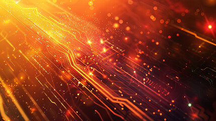 Obraz premium abstract technology banner