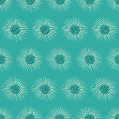 Seamless hand-drawn floral pattern for your design