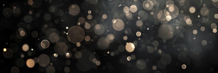 Abstract Background with Golden Bokeh