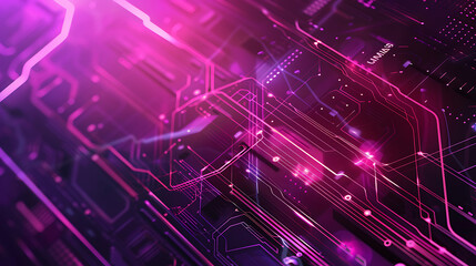 Fototapeta premium technology banner
