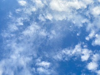 Serene Blue Sky with Light Clouds - Perfect for Sky Replacement and Backgrounds